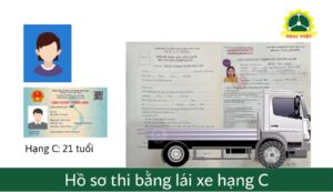 Hồ sơ và điều kiện thi bằng lái xe hạng C bao gồm những gì?