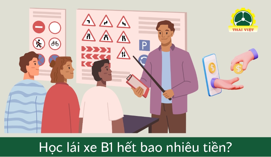 Học lái xe b1 hết bao nhiêu tiền