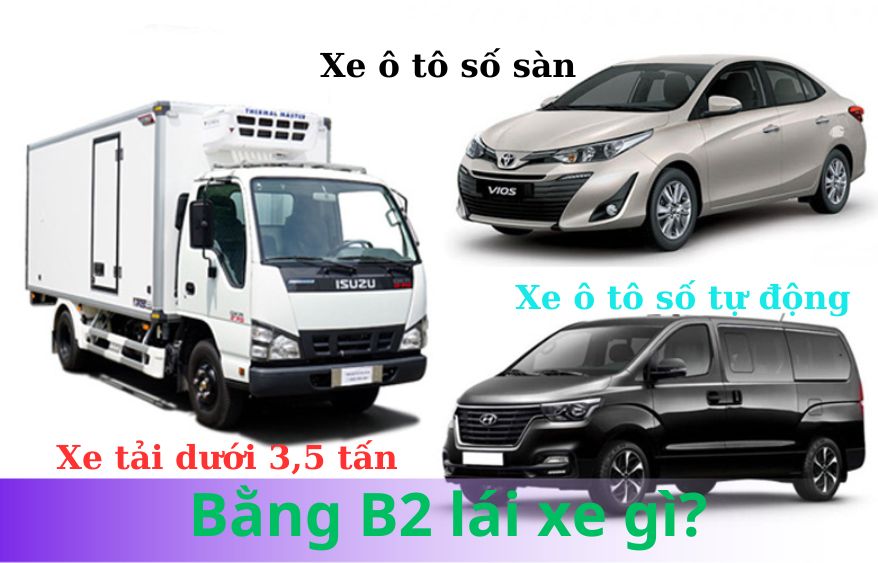 bằng b2 lái xe gì