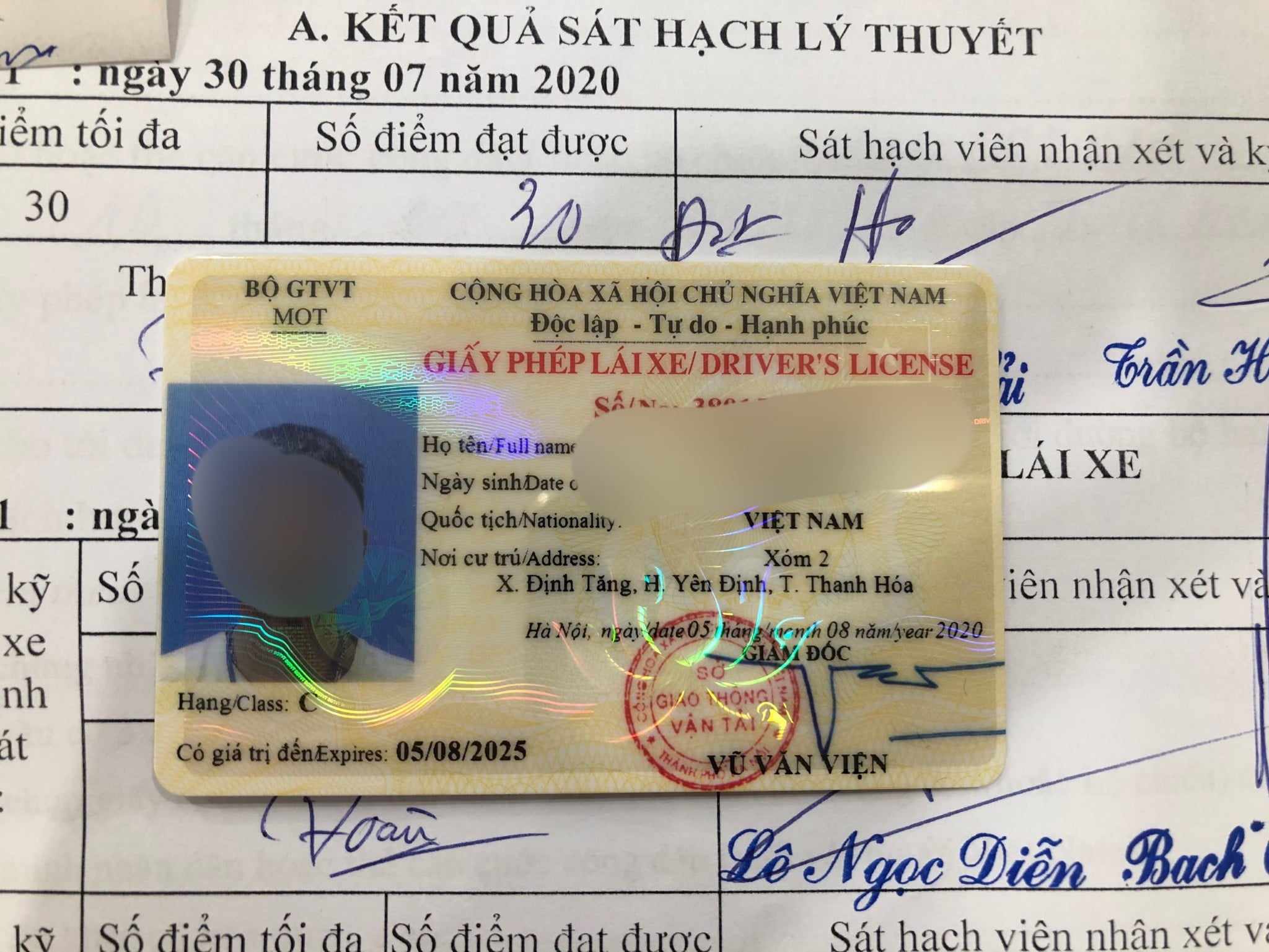 bằng lái xe hạng c