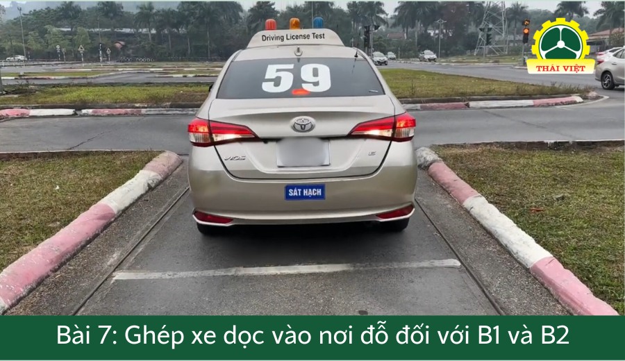 ghép xe dọc đối với b1 và b2