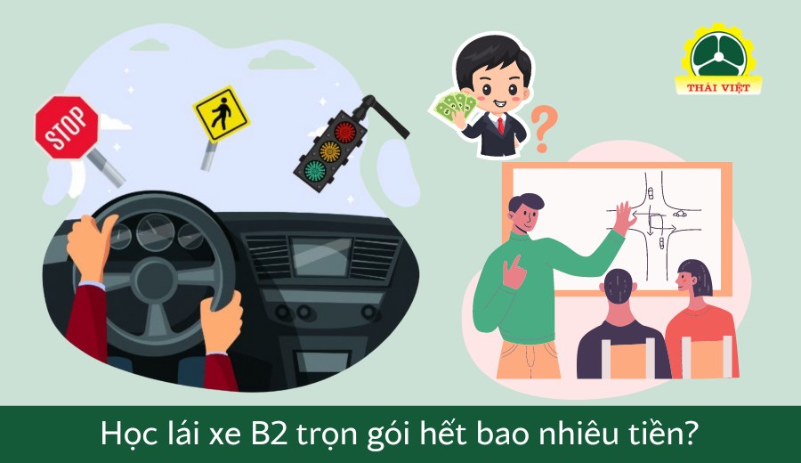 học lái xe b2 hết bao nhiêu tiền