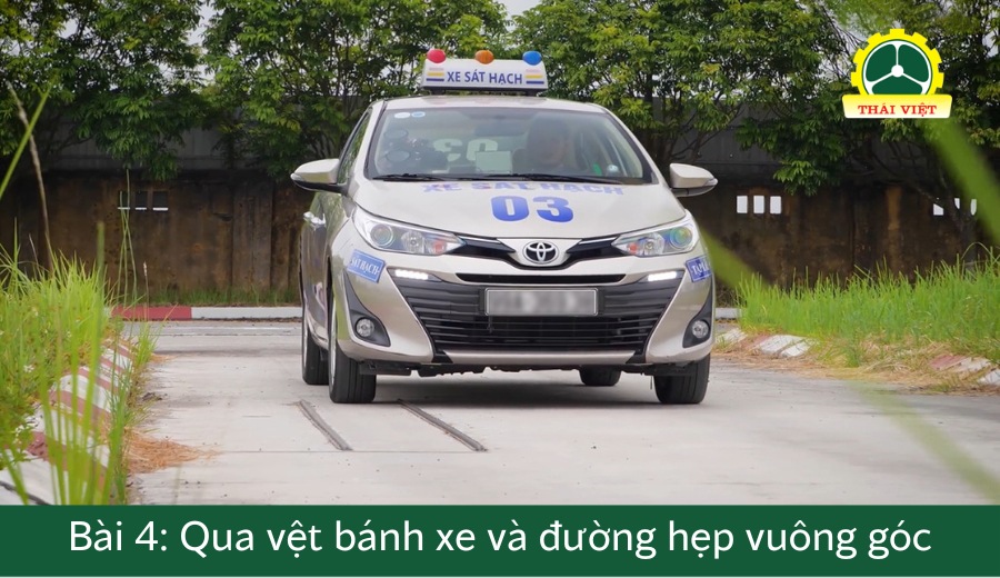 qua vệt bánh xe b1 b2